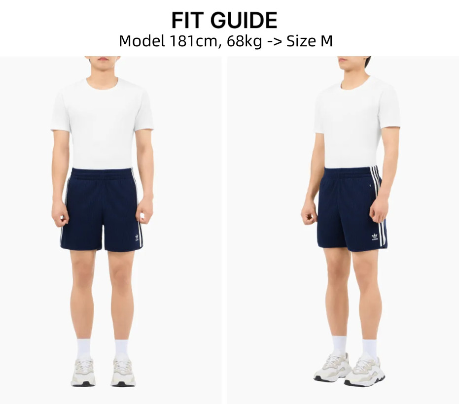 adidas Originals Waffle Shorts Men’s Lifestyle Pant Casual Sports AsiaFit KB5464