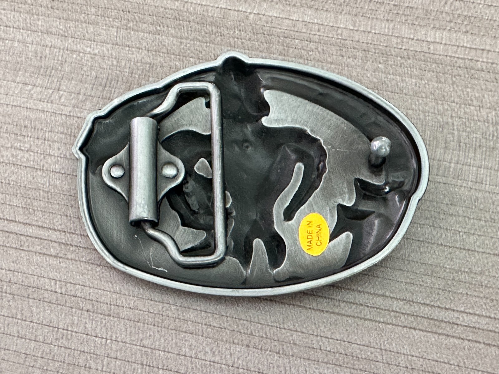 Construction Worker “A Breed Apart” Belt Buckle 3.5″ x 2.5″