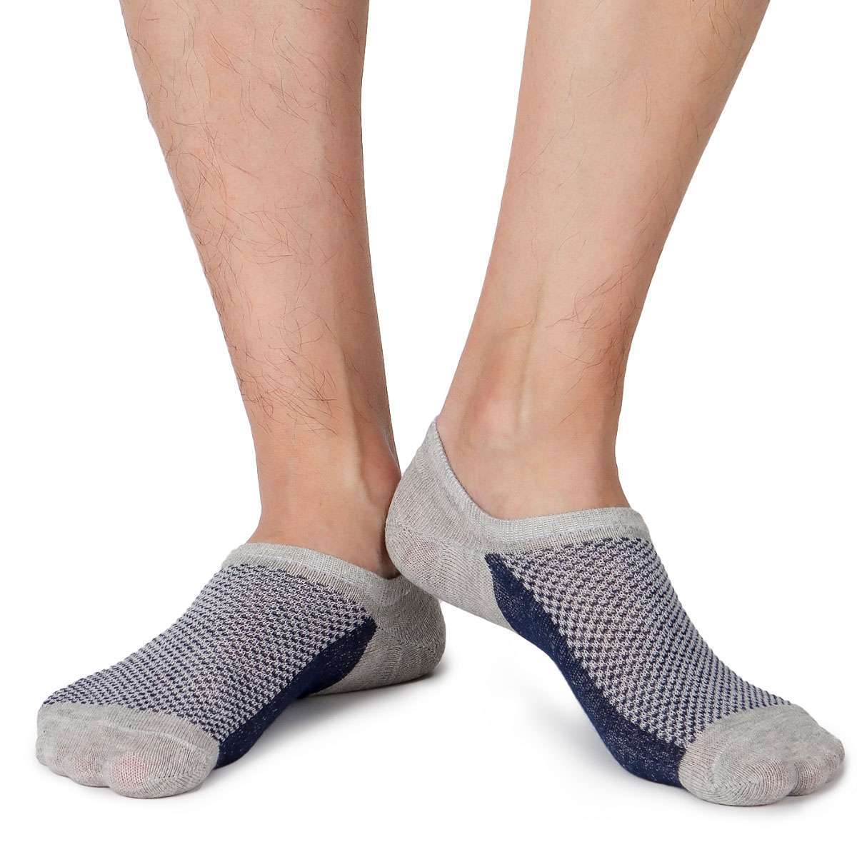5 Pairs Mens Women No Show Invisible Nonslip Low Cut Socks