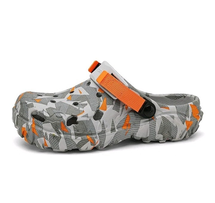 Unisex Camo EVA Foam Clogs Slip On Garden Shoes Non Slip Beach Shower Sandals