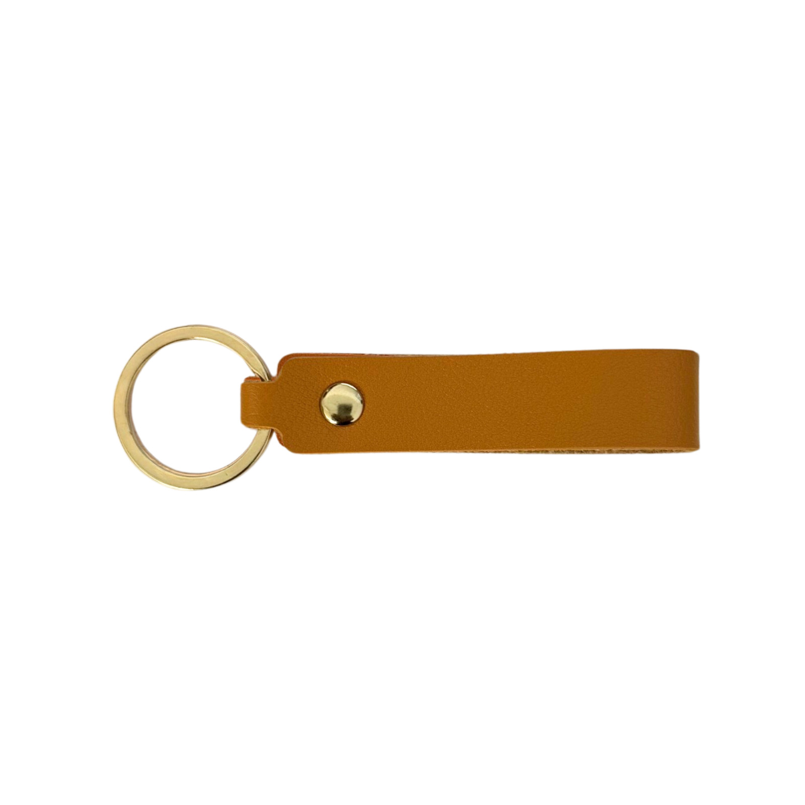 Handmade Leather Keychain Personalized Text Name Logo Custom Gift for Him Her