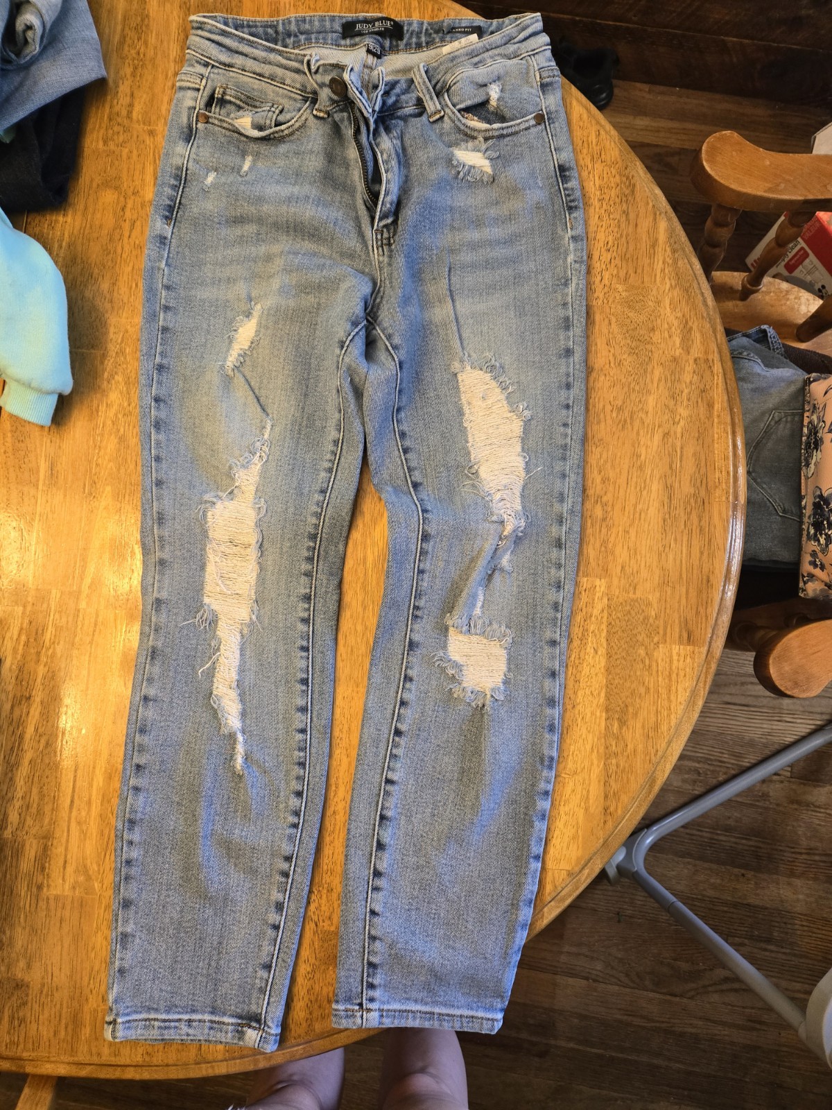 Judy Blue Women’s Relaxed Fit Stretch Denim Jeans, Size 9