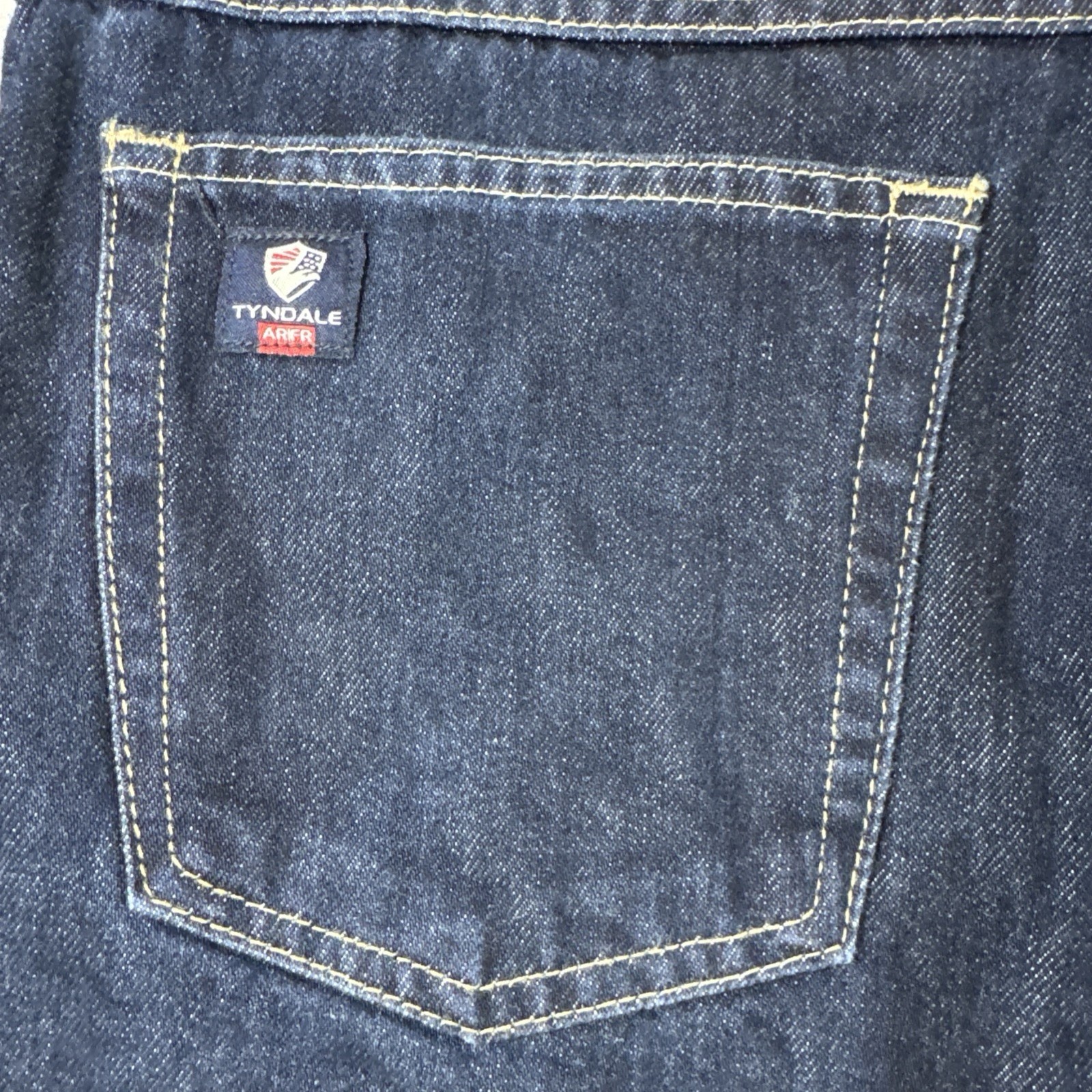 Tyndale FR Jeans Mens 38×34 Dark Wash Flame Resistant Workwear Denim F290T
