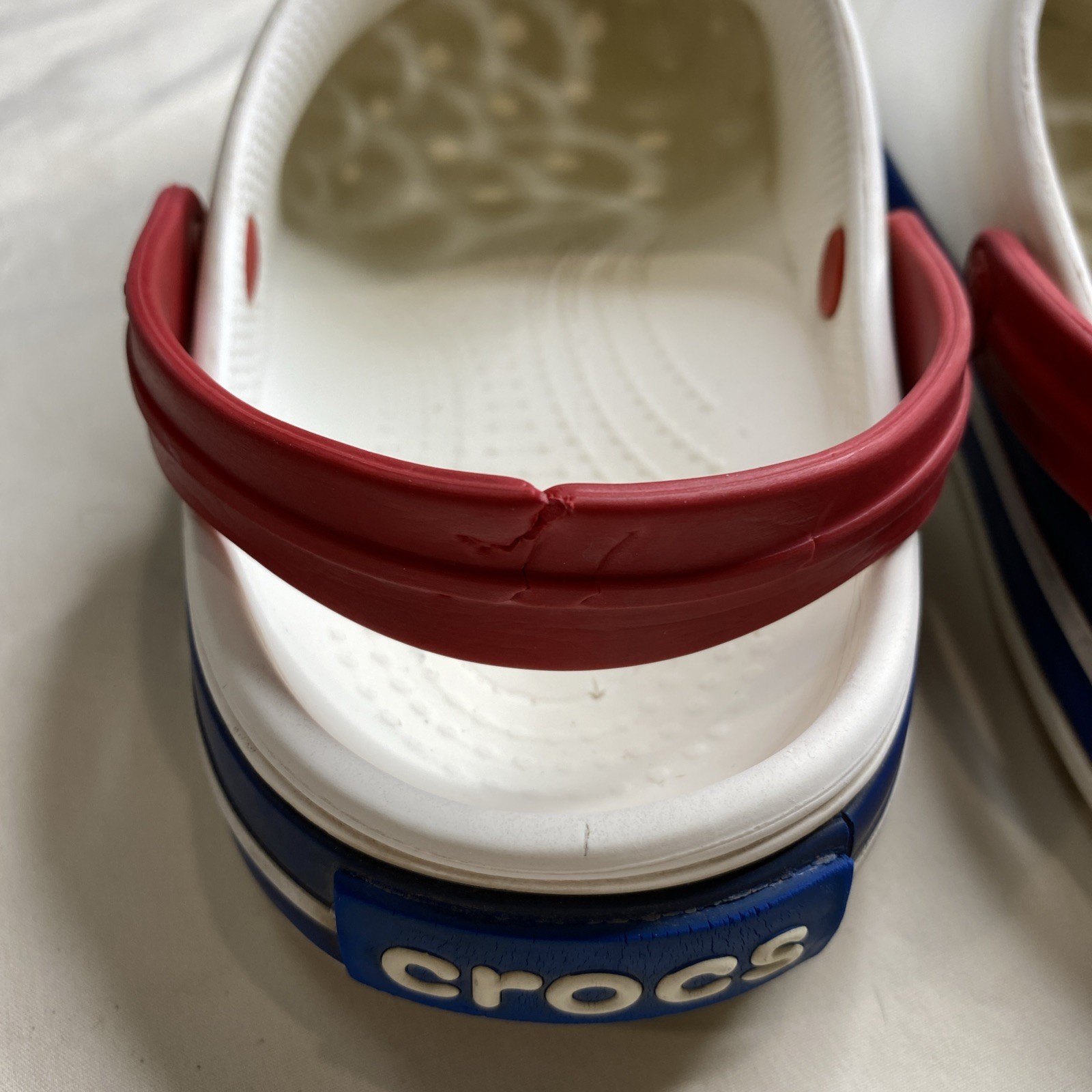 CROCS Womens CROCBAND CLOG 11016-11l patriotic colors CROCS SANDALS US M6 W8(16)
