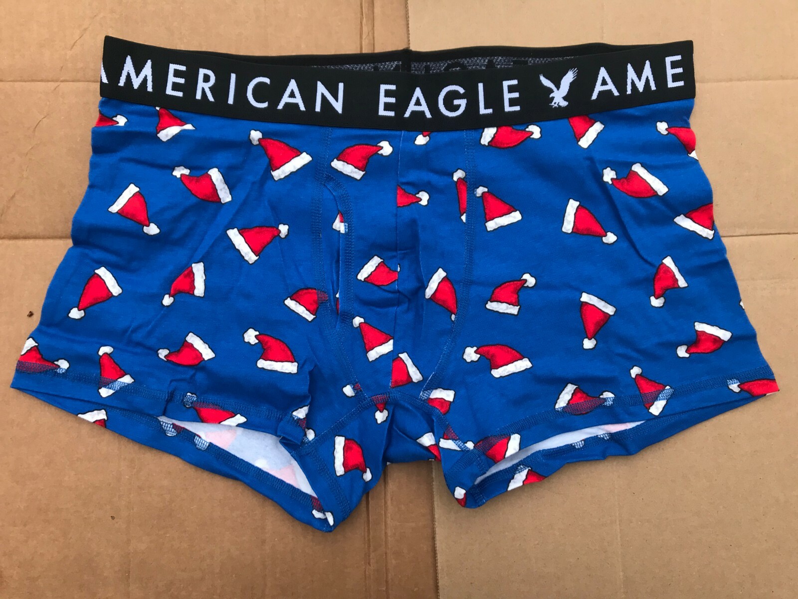 NWOT American Eagle Men’s AEO 3″ Classic Trunk Holiday Underwear SIZE L