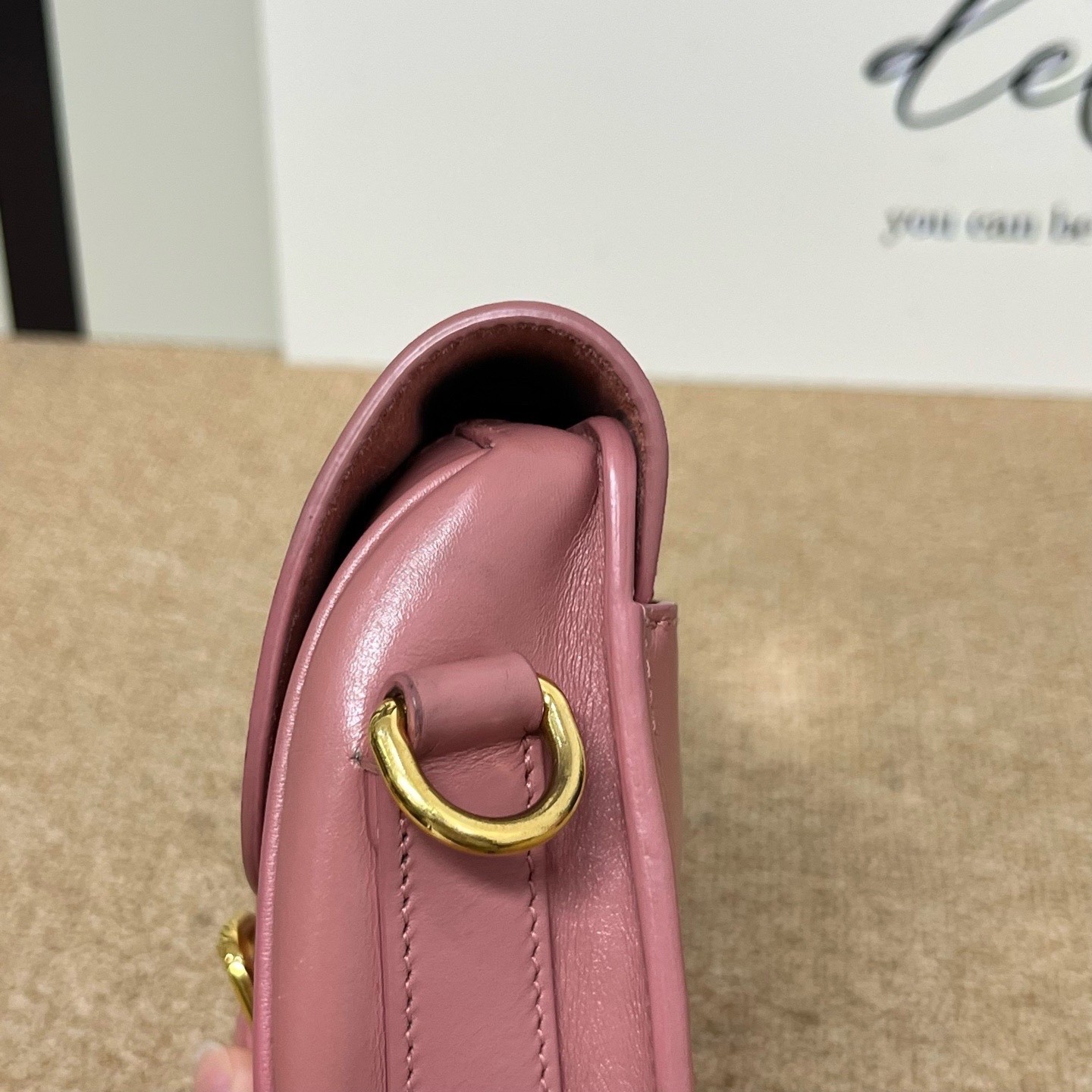 Dior Pre-Owned Authentic Saddle Bag Pink 17*13*4.5 Free Tracked Shipping