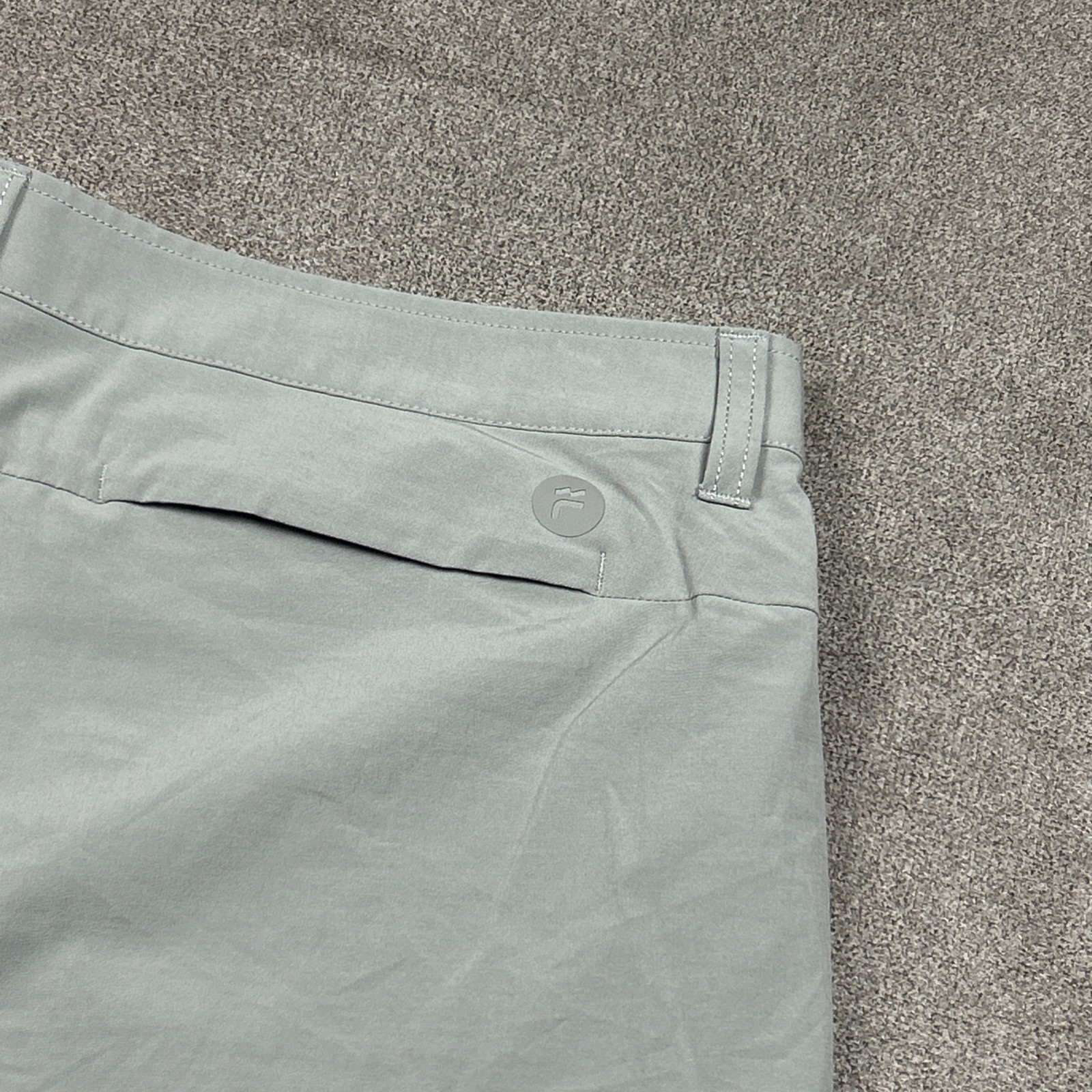 Free Fly Shorts Mens 36 x 7 Gray Stretch Performance Hybrid Tech Chino Palmera