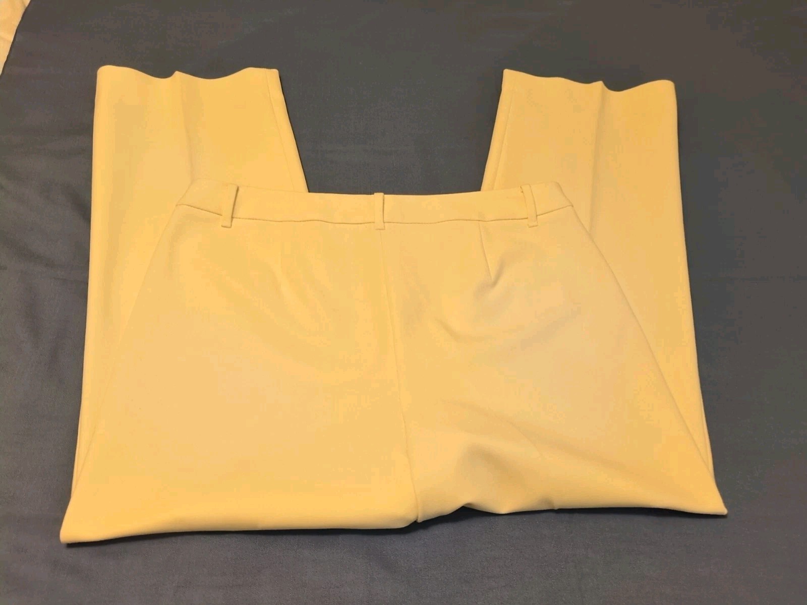 Talbots “Heritage” Ivory Poly-Blend Dress Career Pants Sz 12