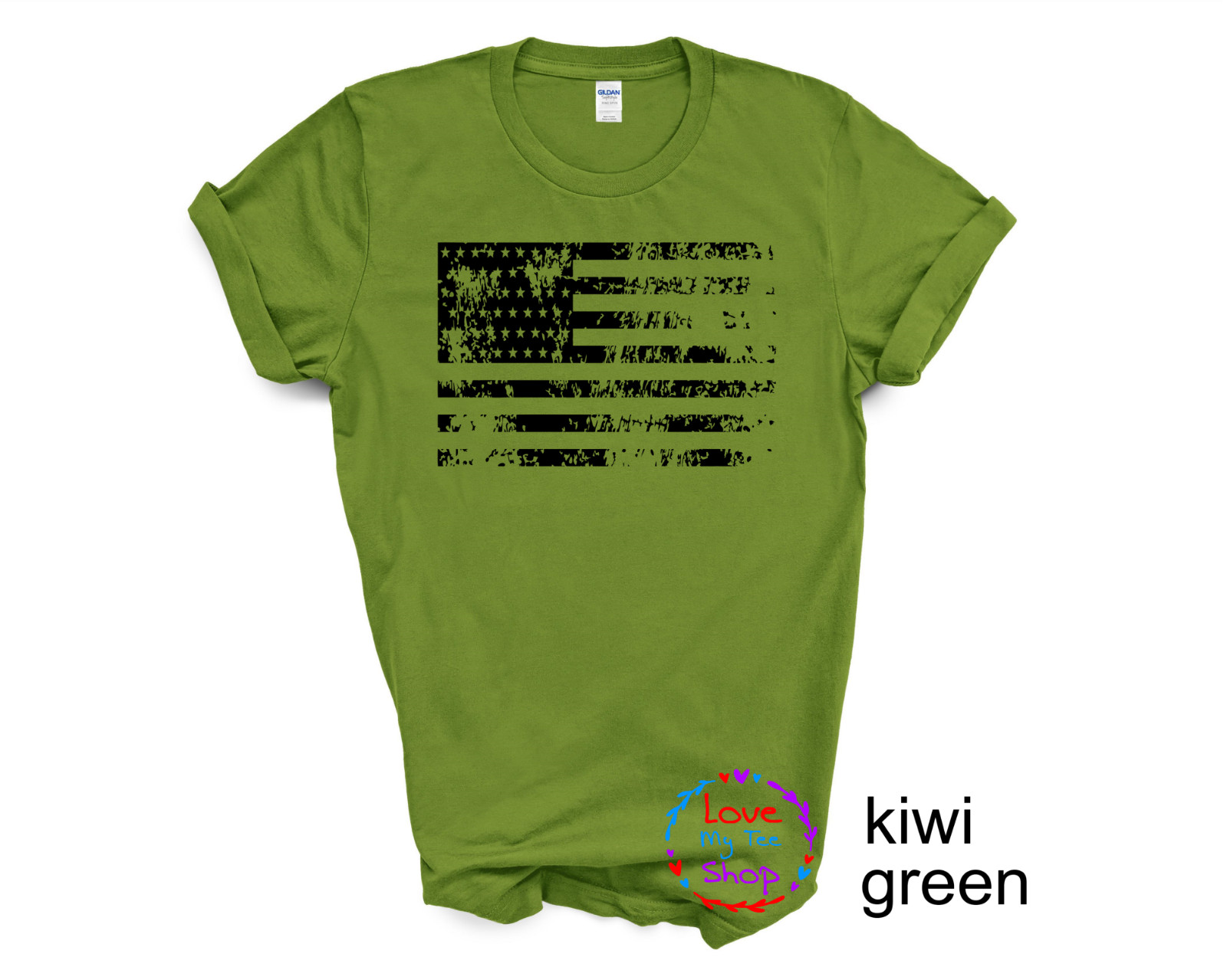 USA Distressed Flag Men T Shirt Patriotic Unisex Adult and youth sizes T-shirt