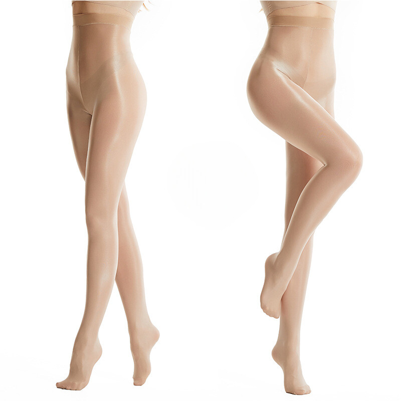 NEW 70d Shaping Tights Dance Yoga Stockings 220lbs Plus Size Oil Shiny Pantyhose