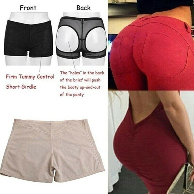Hip Up Enhancer Panties Shapewear Women Butt Lifting Underpants Invisible Briefs