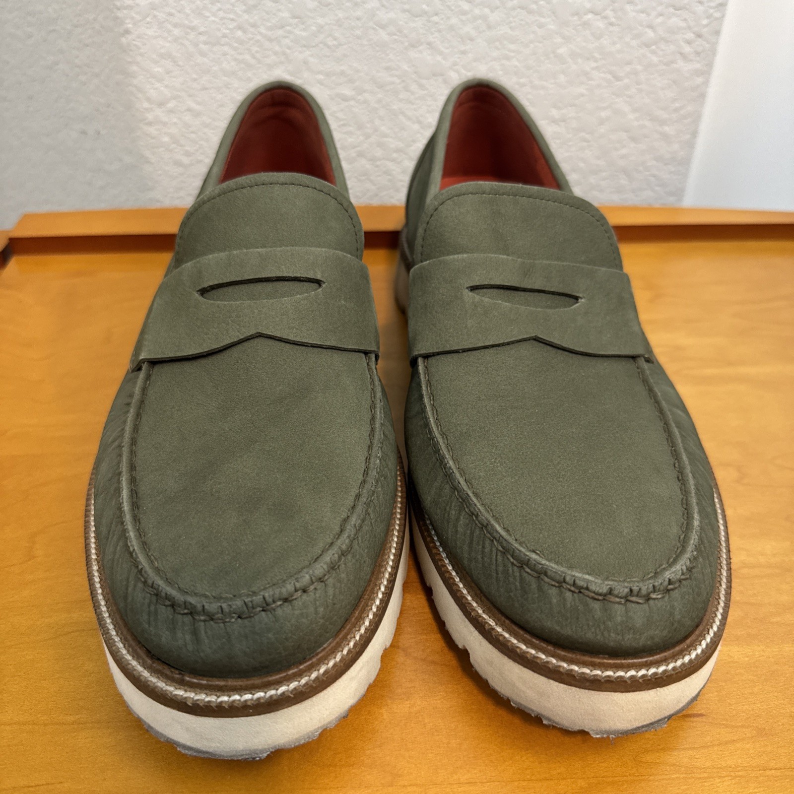 Cole Haan American Classics Penny Loafer Men Size 10.5 M tea leaf C37891