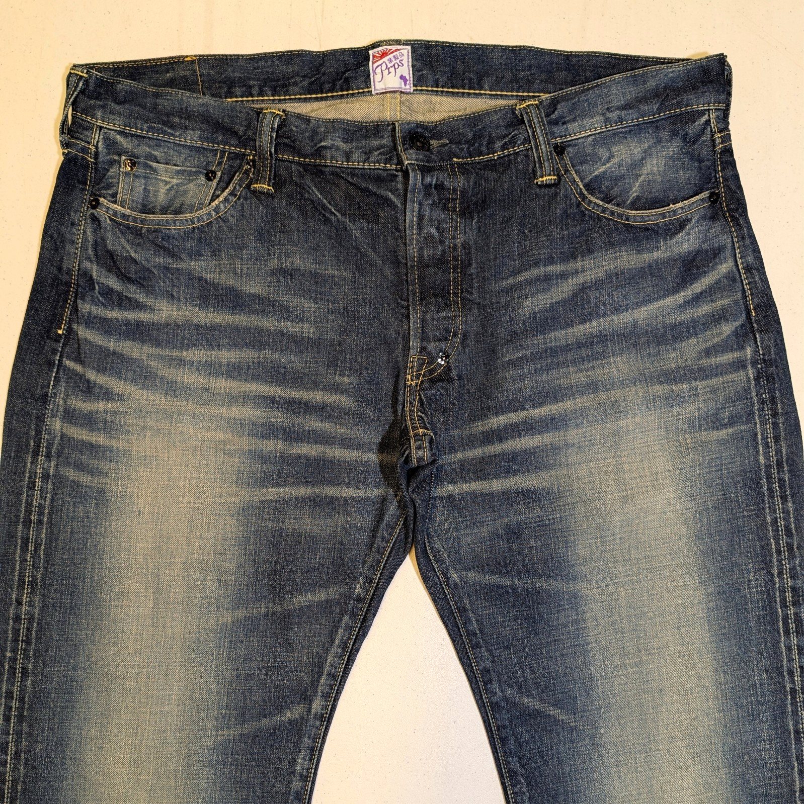 VTG PRPS Japan P45 Selvedge Jeans Men’s 38×34(39×35) Zimbabwe Cotton Relaxed Fit