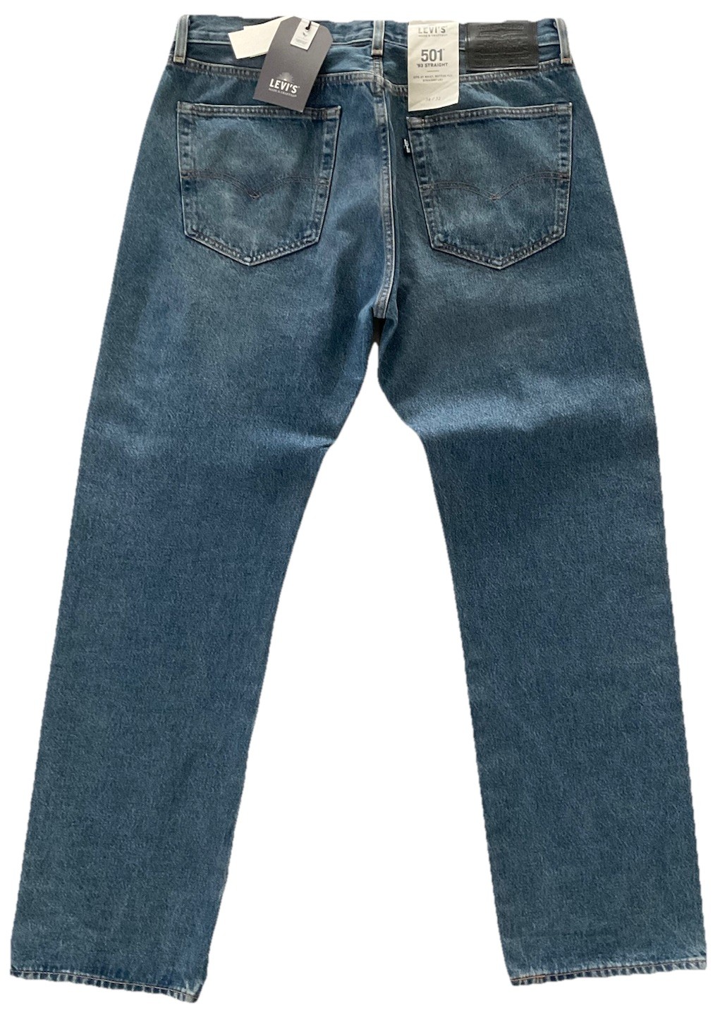 Levi’s 501 ‘93 Straight Made And Crafted Jeans. Men’s 36 X 32. Big E.