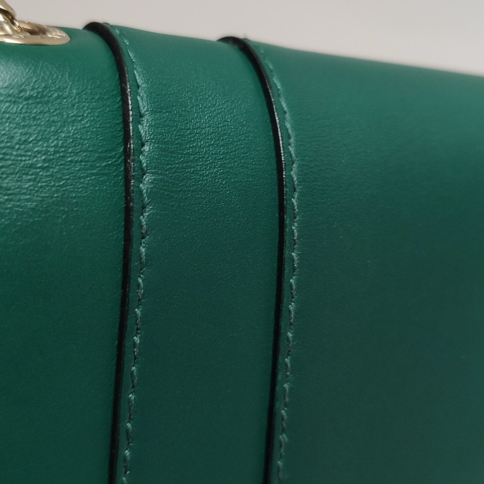 Authentic Bvlgari Calfskin Shoulder Bag Green Gold-Tone eBay AG