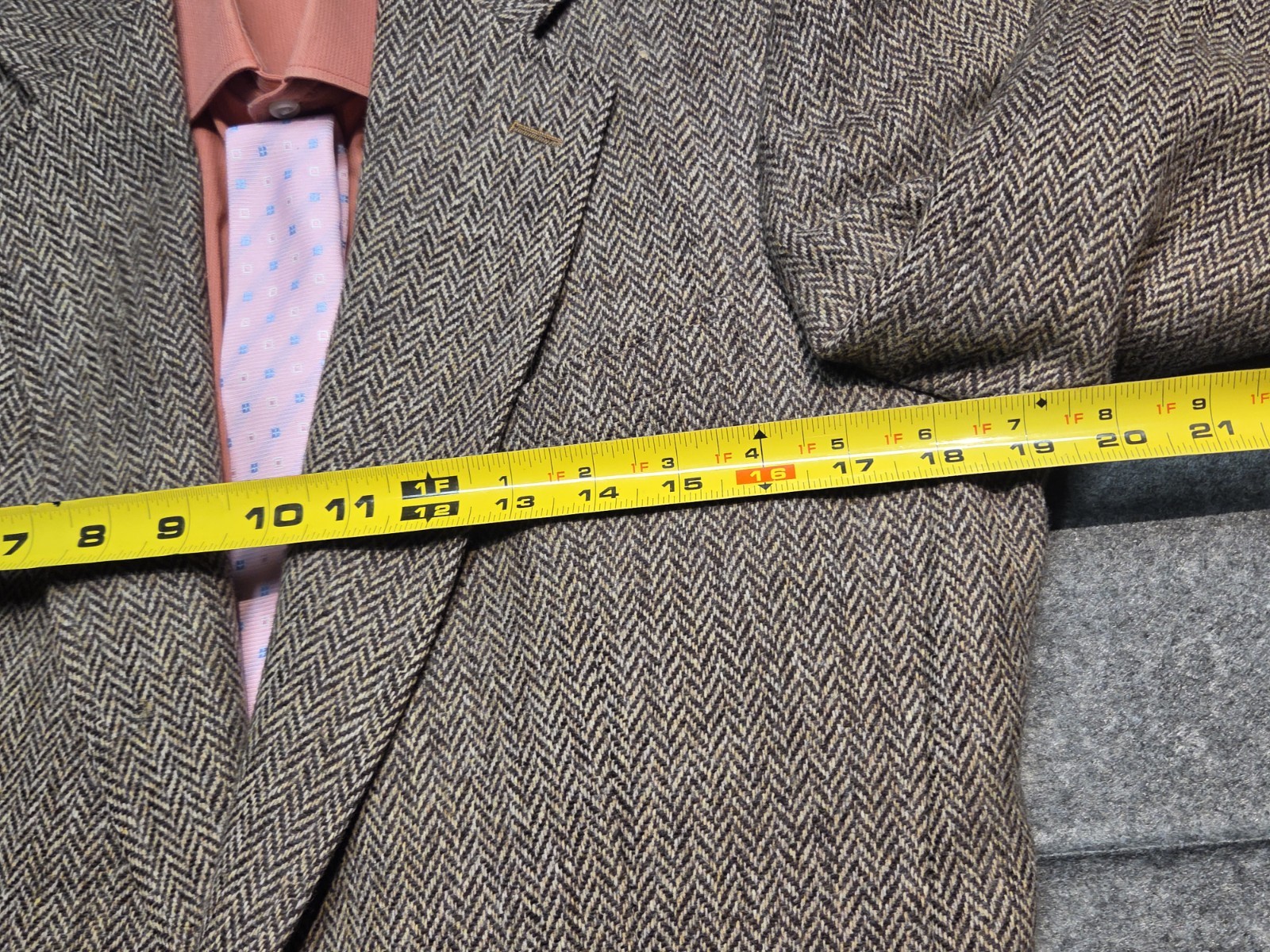 Harwick By Kingsport Blazer Jacket Men 40 Tweed Wool Inner Pockets Lined Canada