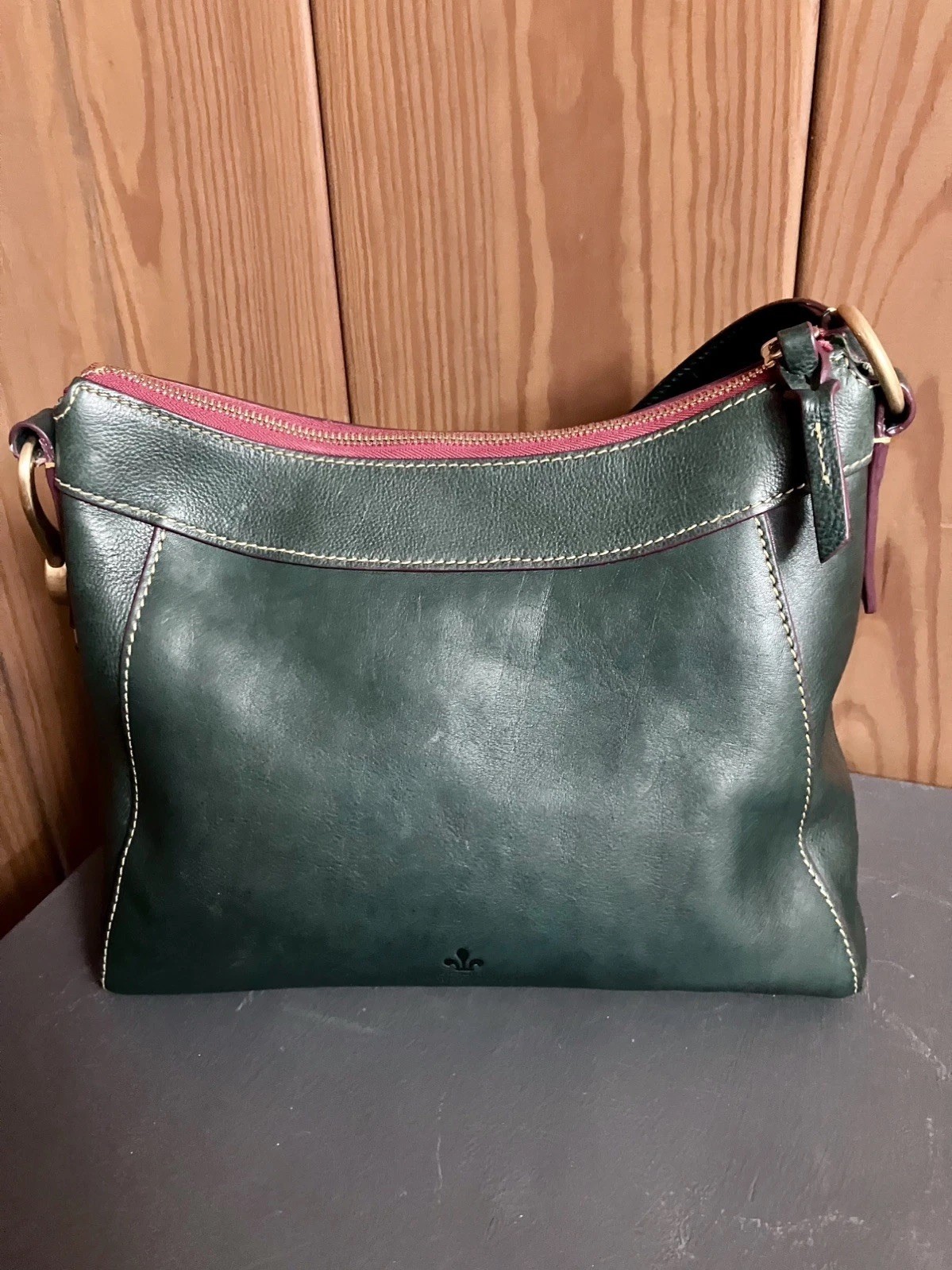 Dooney & Bourke Florentine Large Cassidy Hobo Shoulder Handbag~RARE TEAL