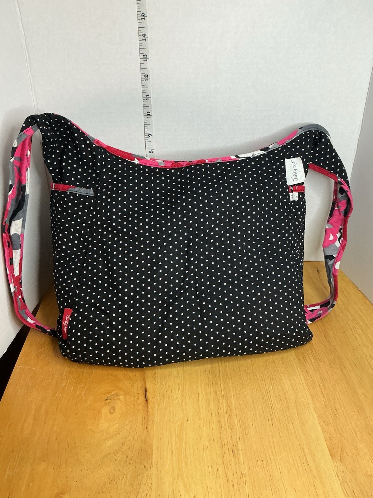 Thirty-One Reversible Bold Bloom Floral Shoulder crossbody HOBO bag