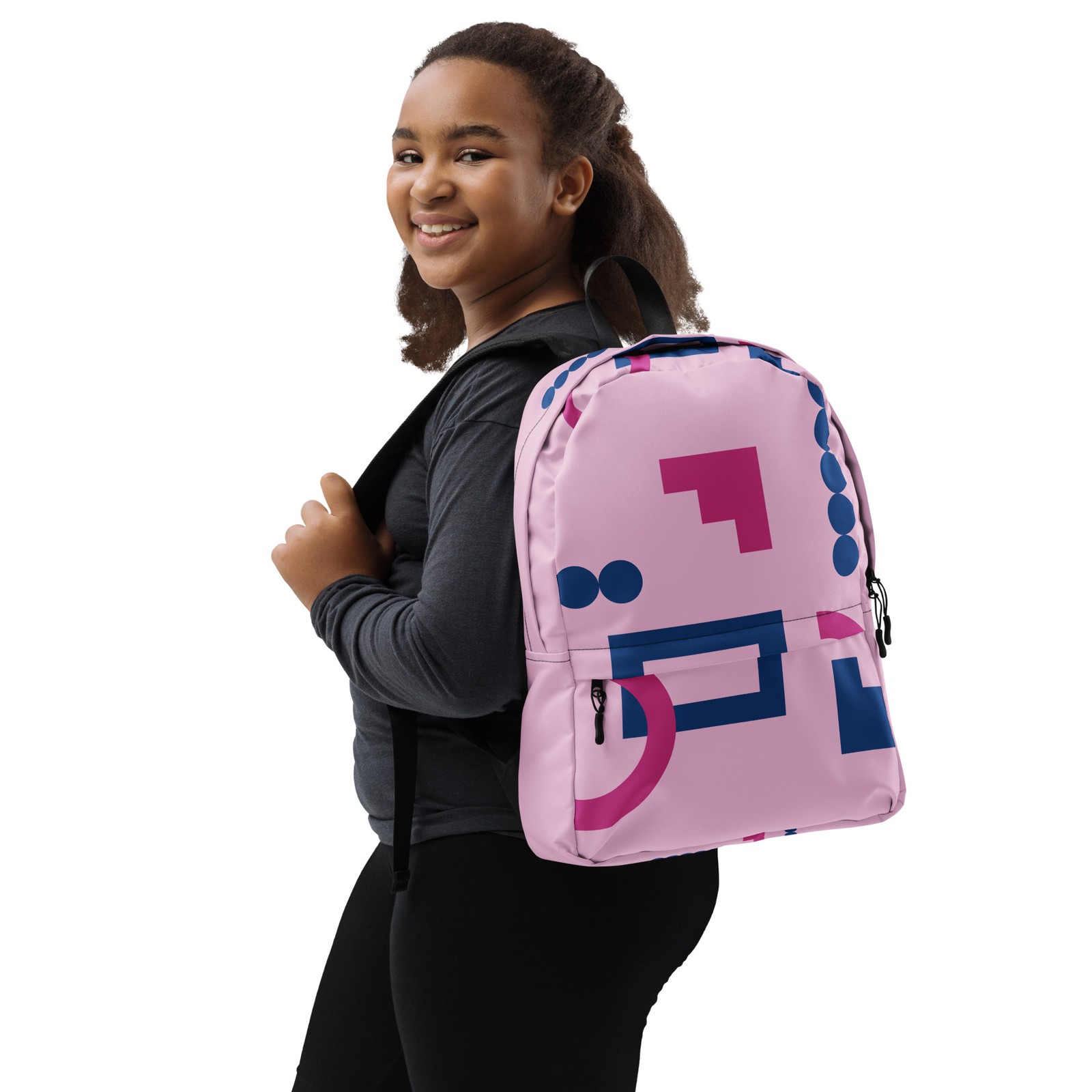 Child/Youth School Backpack Blue and Pink