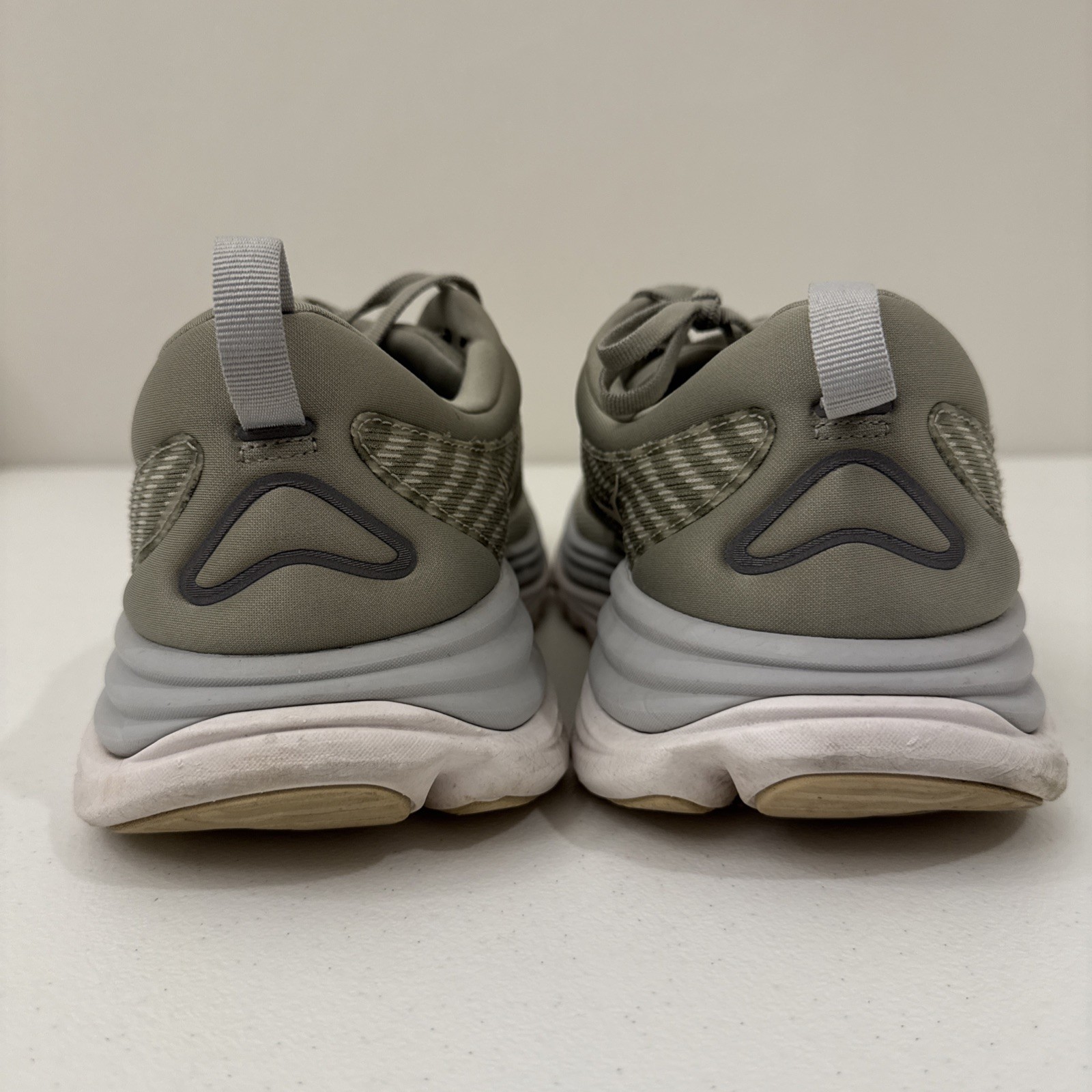 Hoka Gaviota 5 Barley Oat Milk Men Size 14 2E Wide Shoes 1134234-BYT No Insoles