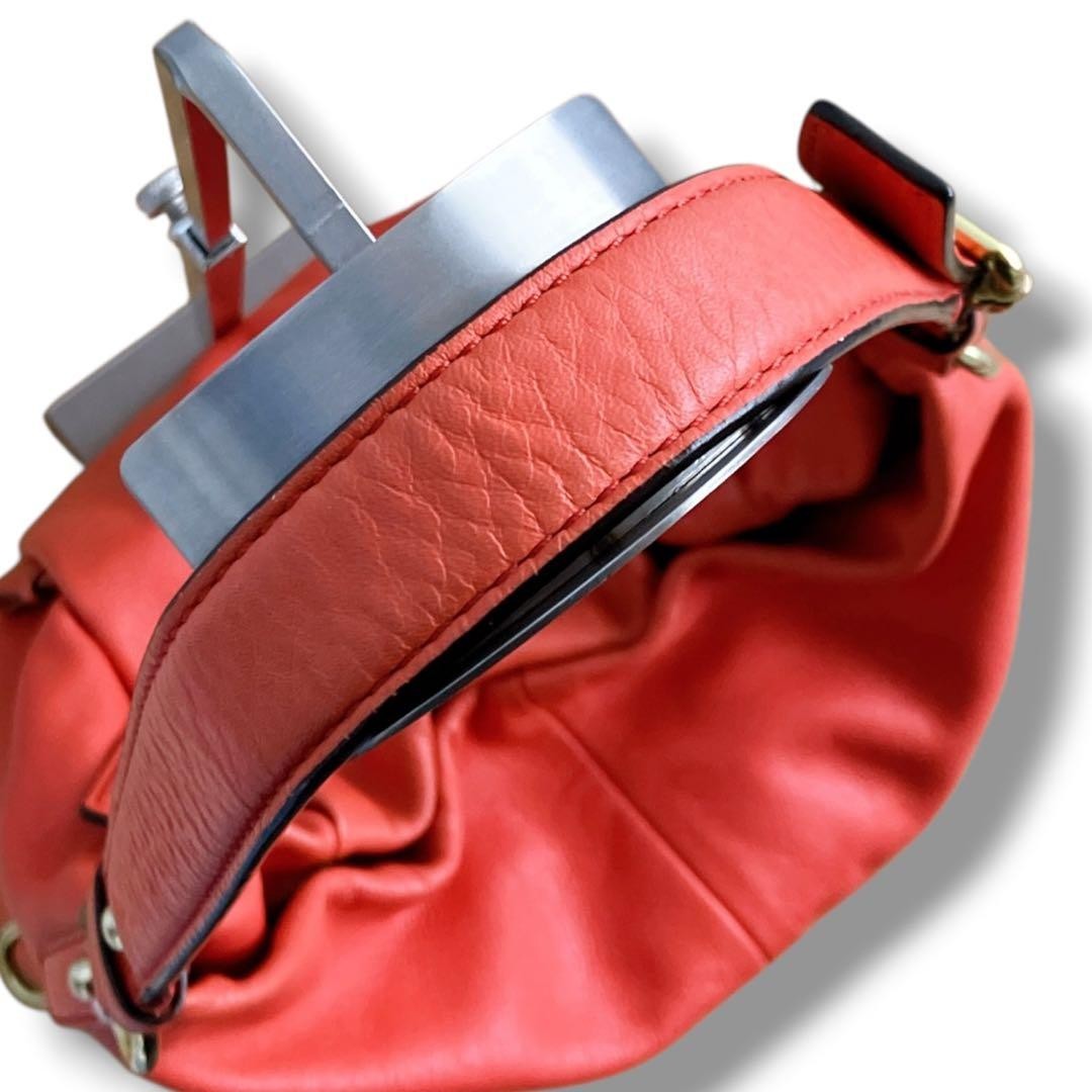 Coach 2way Crossbody Possible One Shoulder Bag Orange Madison