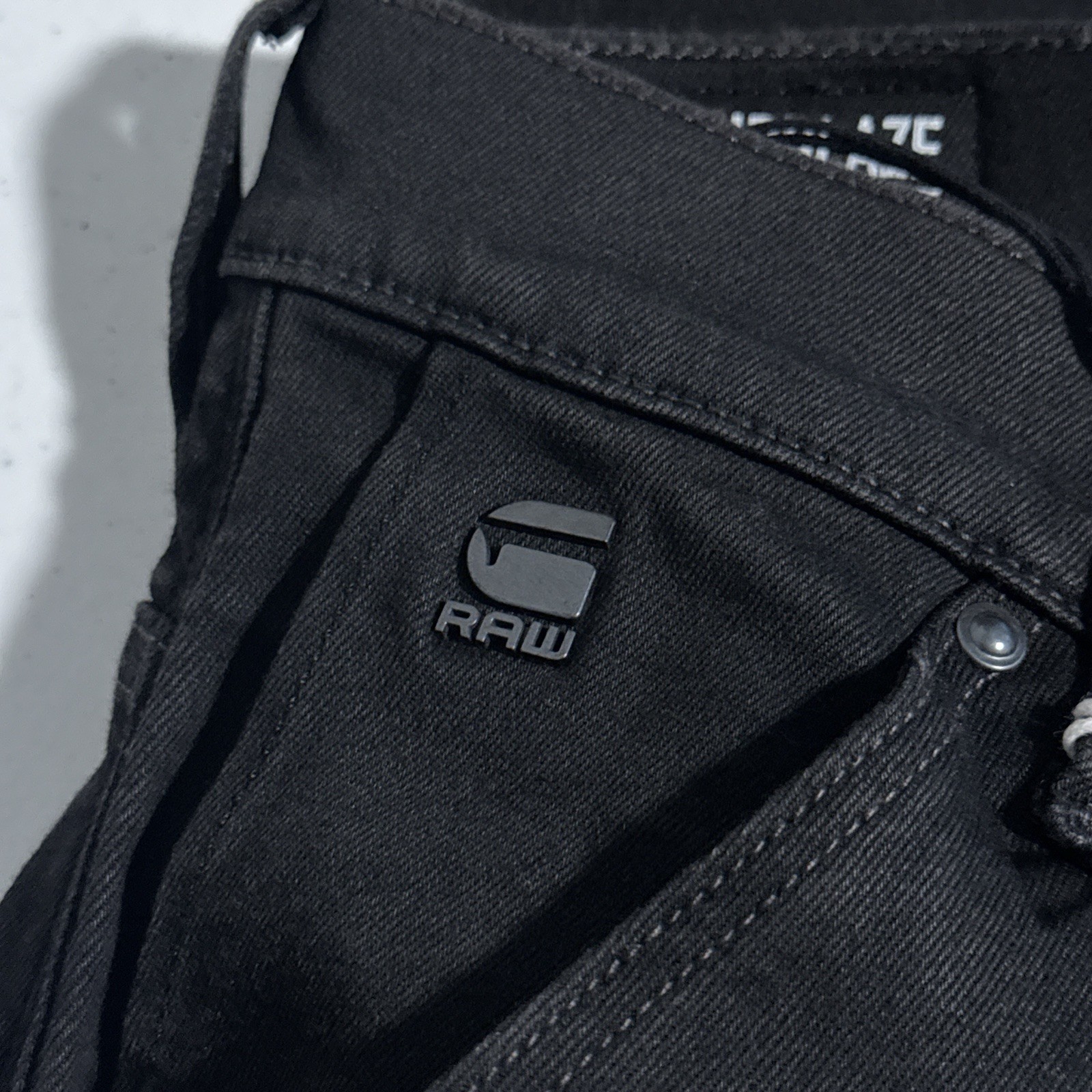 G-Star Raw Airblaze 3D Skinny Black Multi Pocket Moto Cargo Jeans Mens 32×32 NEW