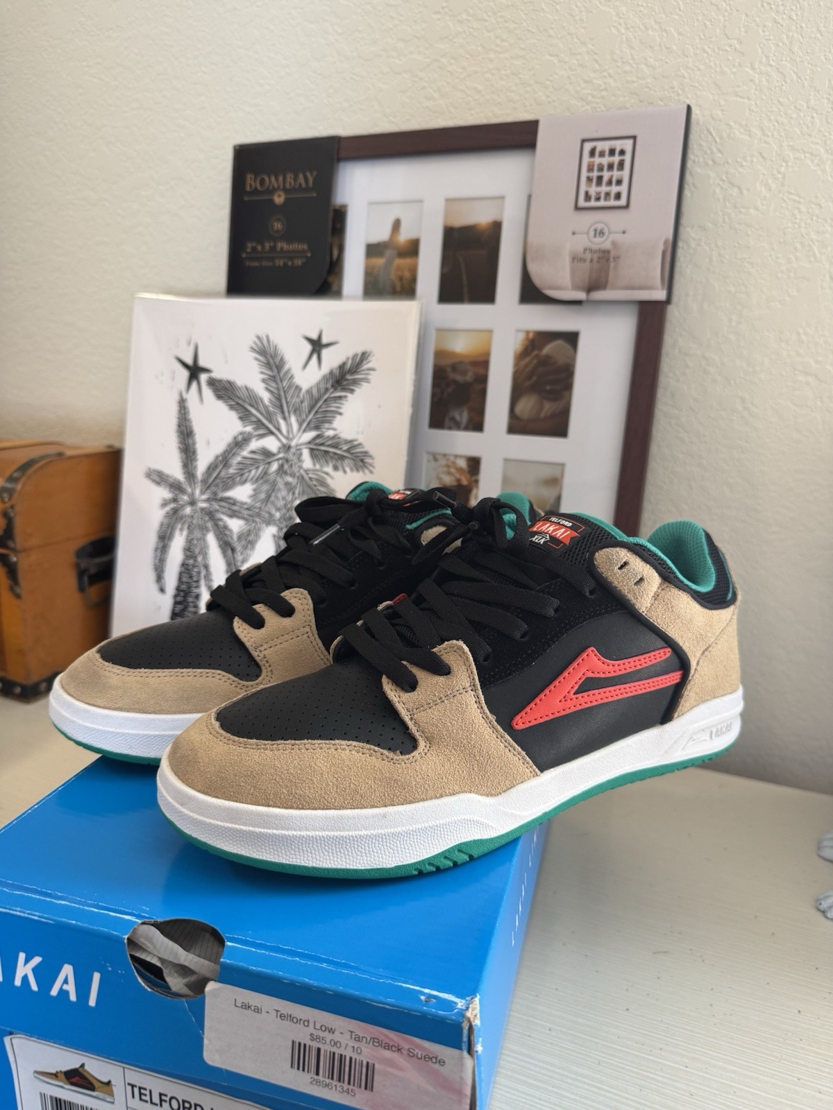Lakai Telford Low Black/Tan