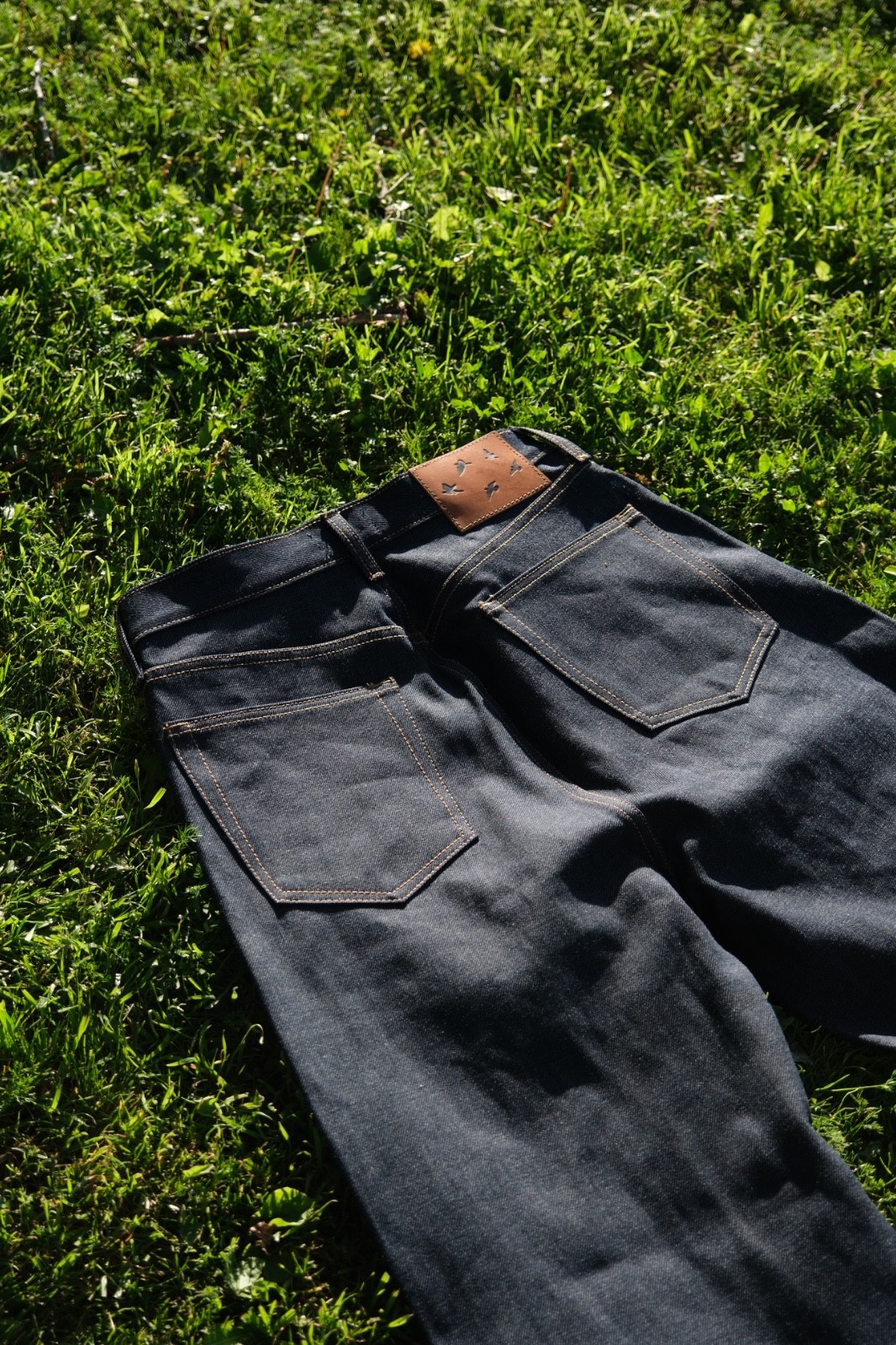 Heavy Raw Indigo Wide Leg Jeans – Handmade in Los Angeles – Multiple Sizes!