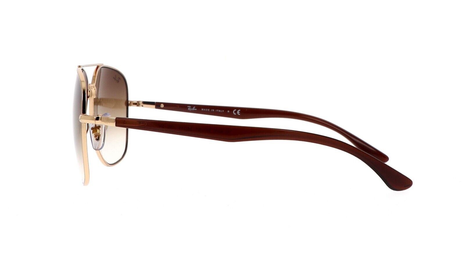 Ray-Ban RB3683 Polished Gold Frame / Brown Gradient Lenses RB3683 001-5156 NEW
