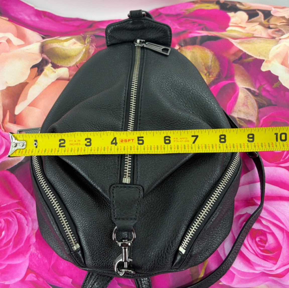 Rebecca Minkoff Pre-loved Julian Convertible 100% Leather Small Black Backpack