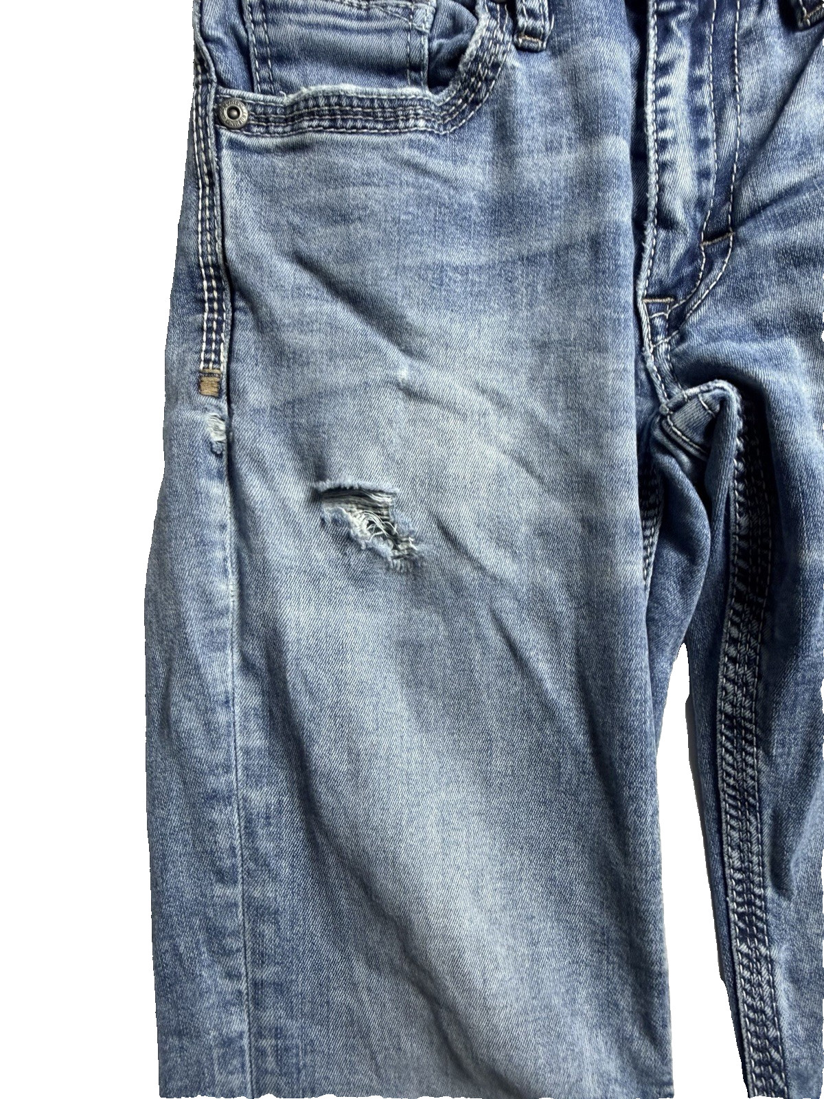 Buckle BKE Mens JAKE Bootleg Denim Jeans Sz 29XL Distressed FREE SHIPPING