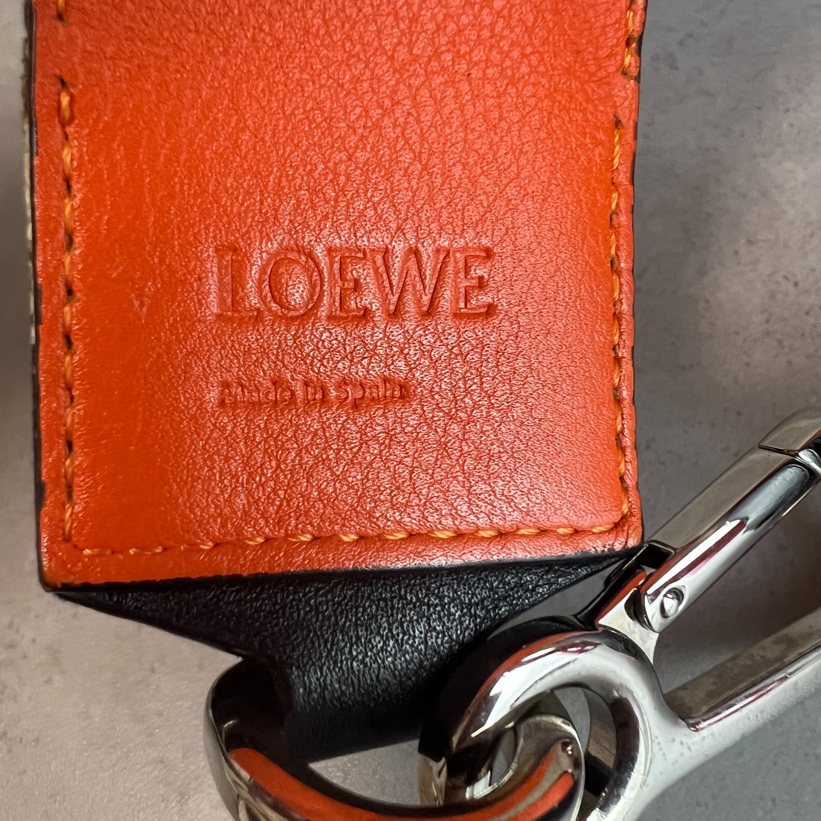 LOEWE Jacquard Leather Green Leaf William Morris Shoulder Strap Used From Japan