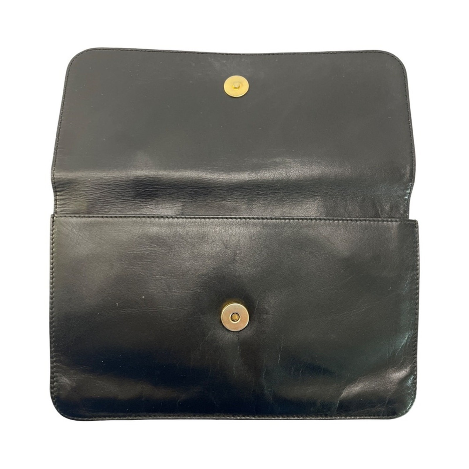 Loewe Anagram Clutch Black Leather Sleek Minimalist Spanish Designer Luxury