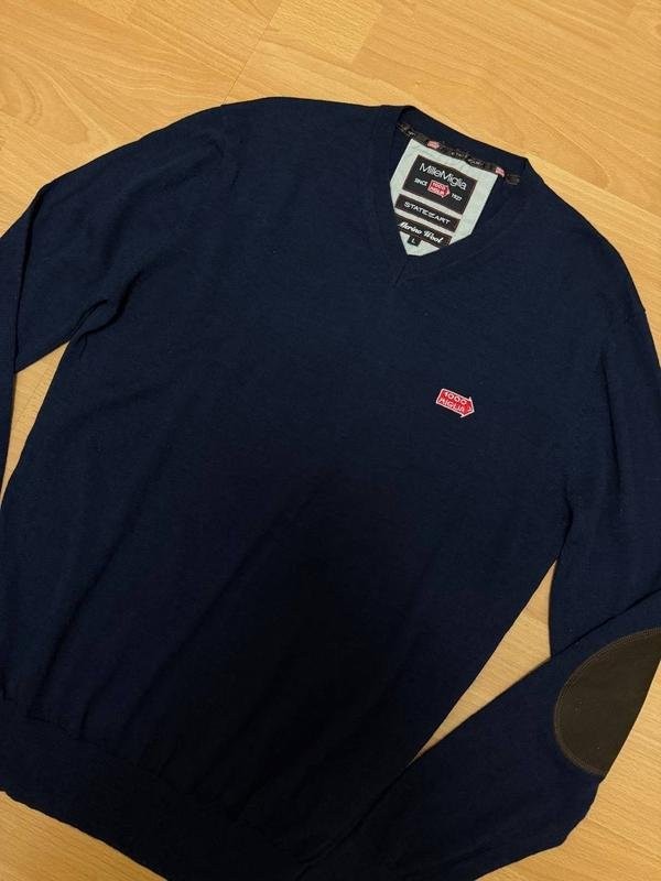 Men’s Mille Miglia Sweater Navy Wool 40 /L / 48