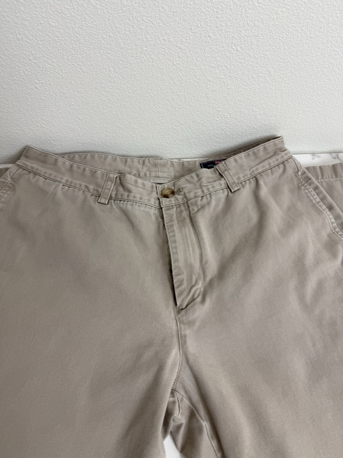 Vineyard Vines Pants Men’s 33×32 On-The-Go Chino Club Pant Stretch Beige