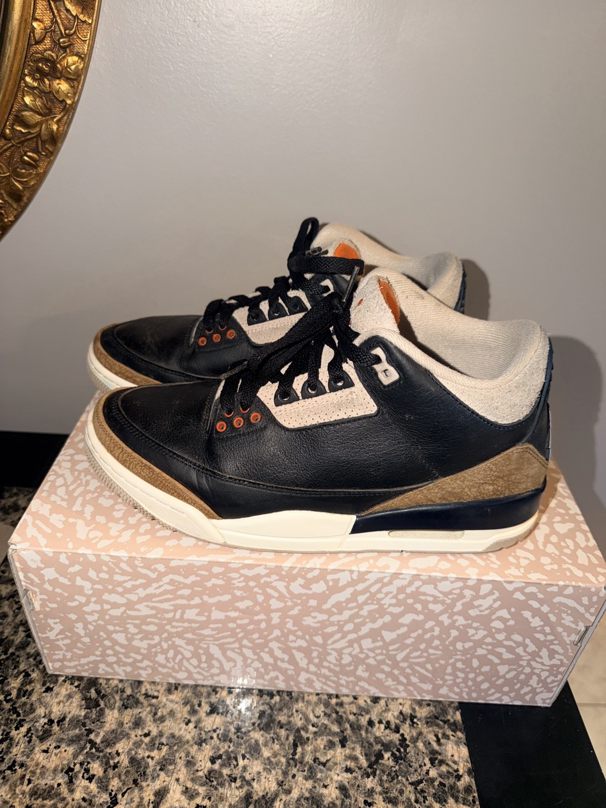 Nike Air Jordan 3 Retro Desert Elephant Shoes Mens Sz 8 CT8532-008 Shoes W/ Box