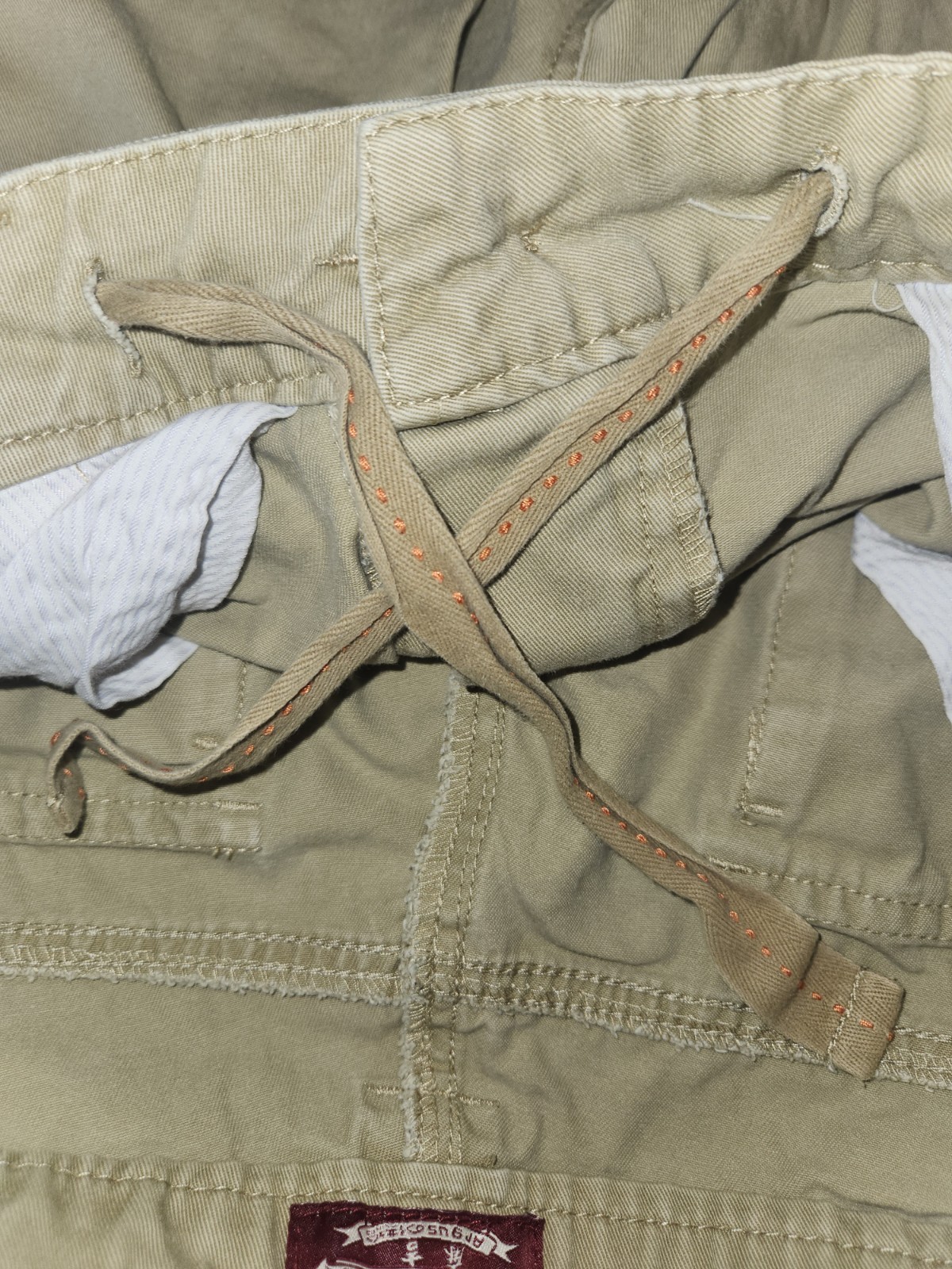 Matchstick Men’s Khaki Cargo Pants 33×30 Lota Of Pockets