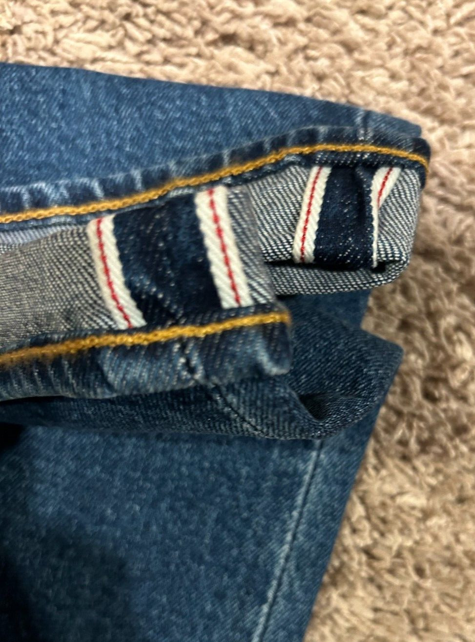 Levi’s Premium 502 Regular Taper Fit Selvedge Jeans WStretch Sizes RT$128 1295