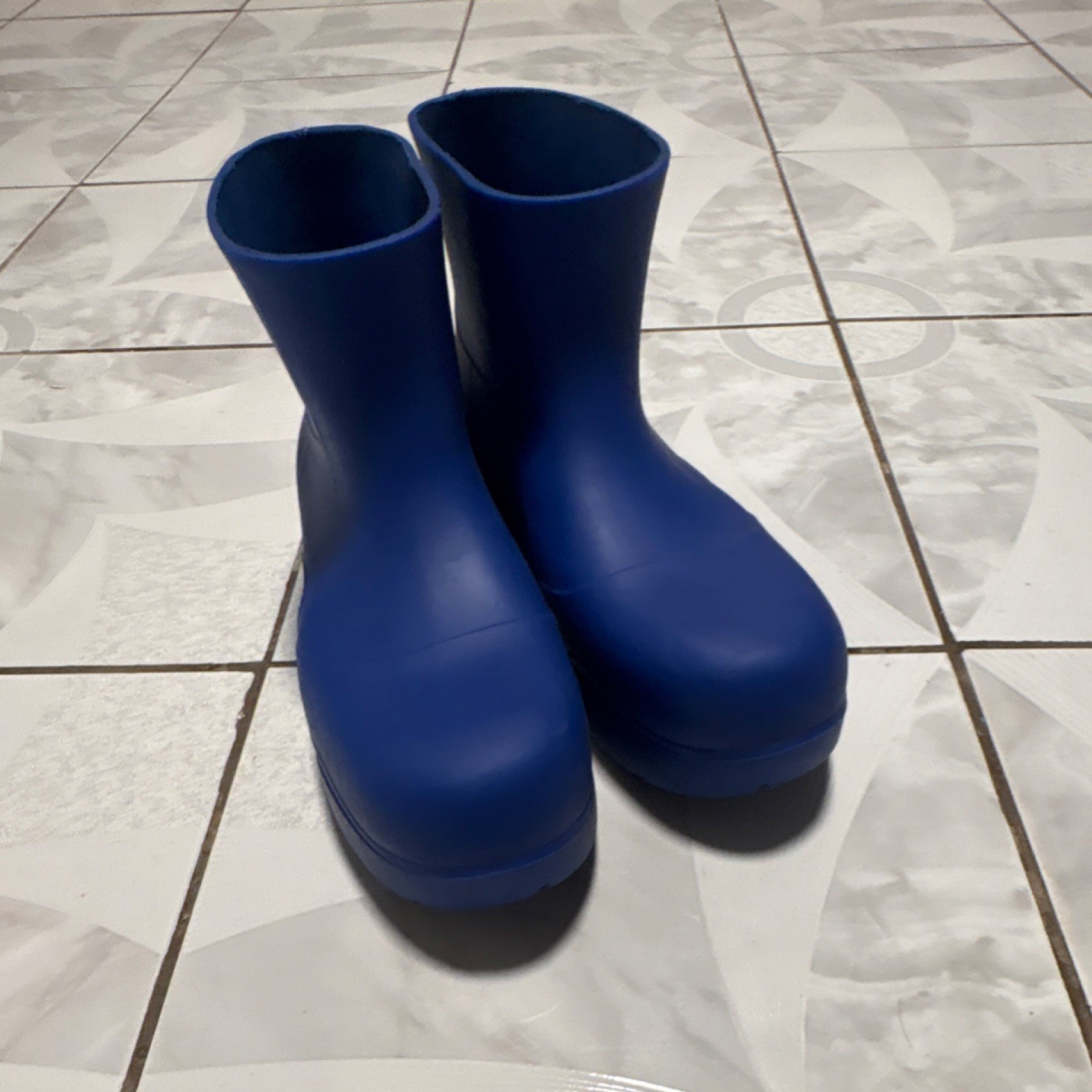 Bottega Veneta Puddle Boots Blue Size 44