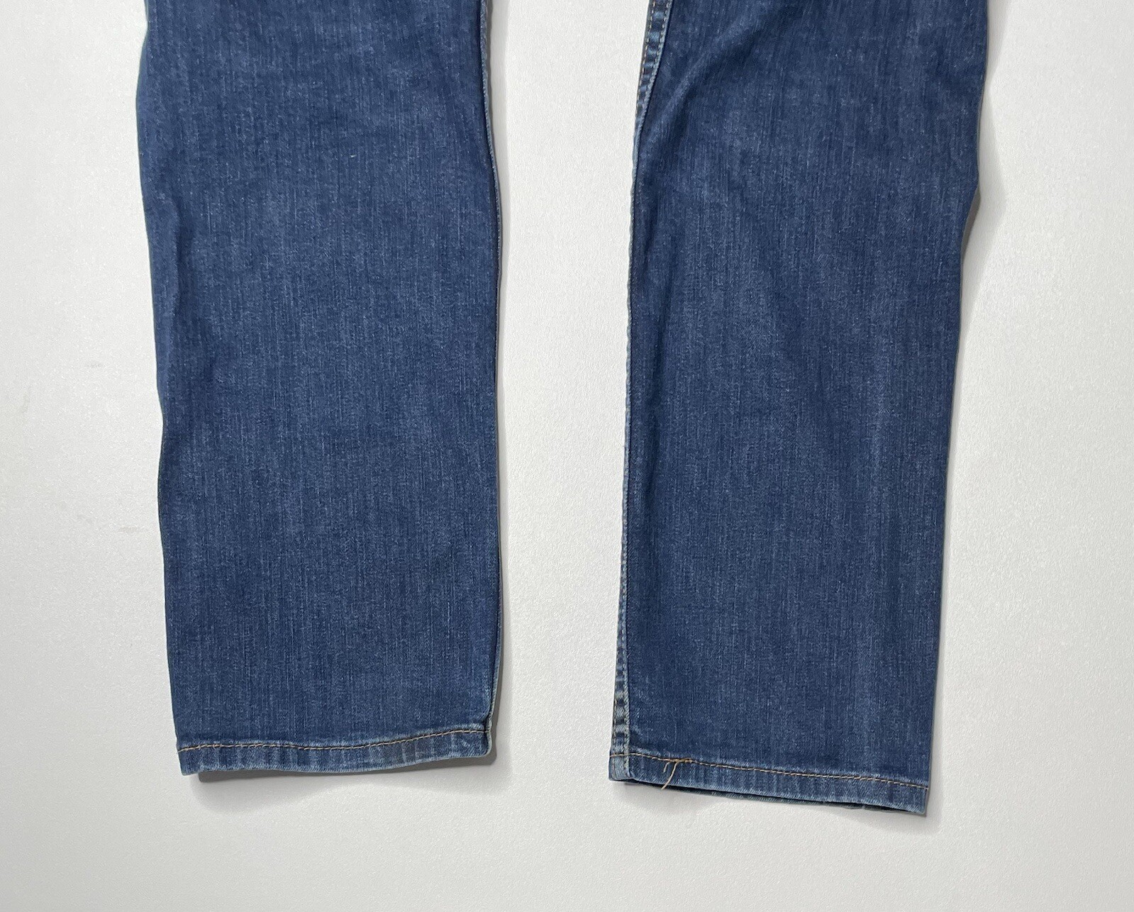 Vintage Wash Levi’s 513 Slim Straight Leg Denim Blue Jeans 30 x 31