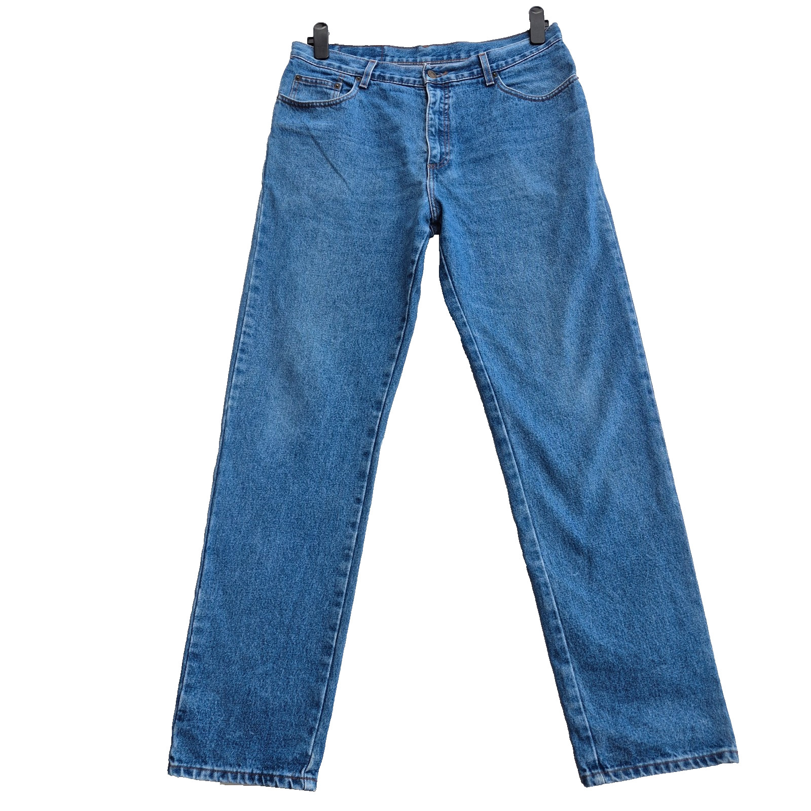 Lee Cooper Mens Regular Fit Straight Jeans Blue Denim W36 L32 Cotton Vintage