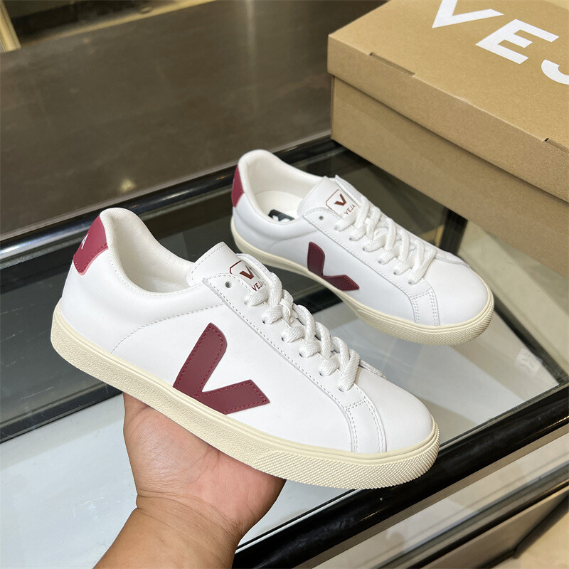 New Collection! Veja Esplar Women/Men Sneaker Extra White / Black, EU 36 – 45