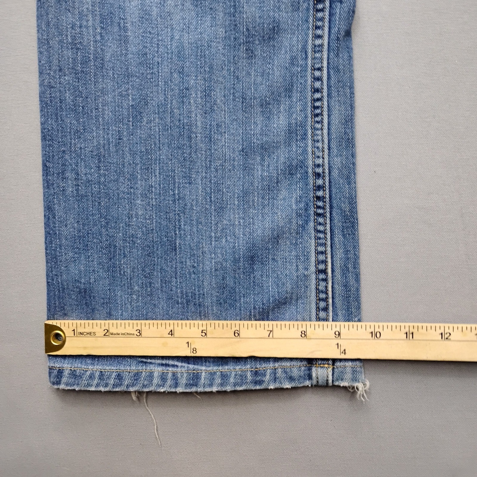 Gap Vintage Mens Bootcut Jeans Medium Wash Denim 36×30 Distressed