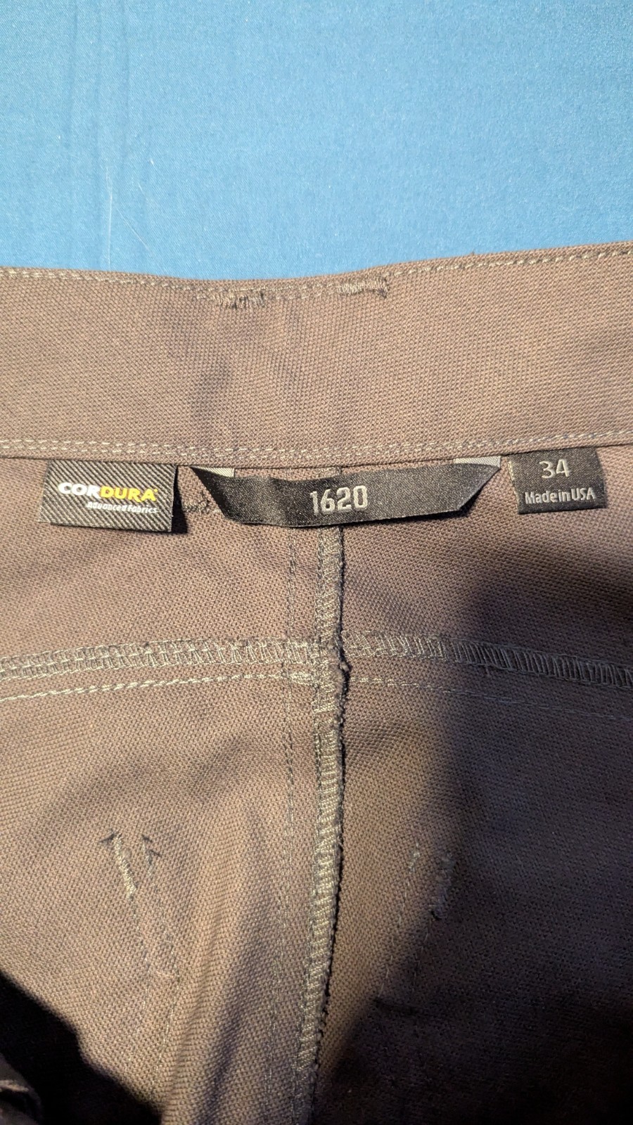 1620 Workwear Foundation Pant 34×36 Granite Made In USA