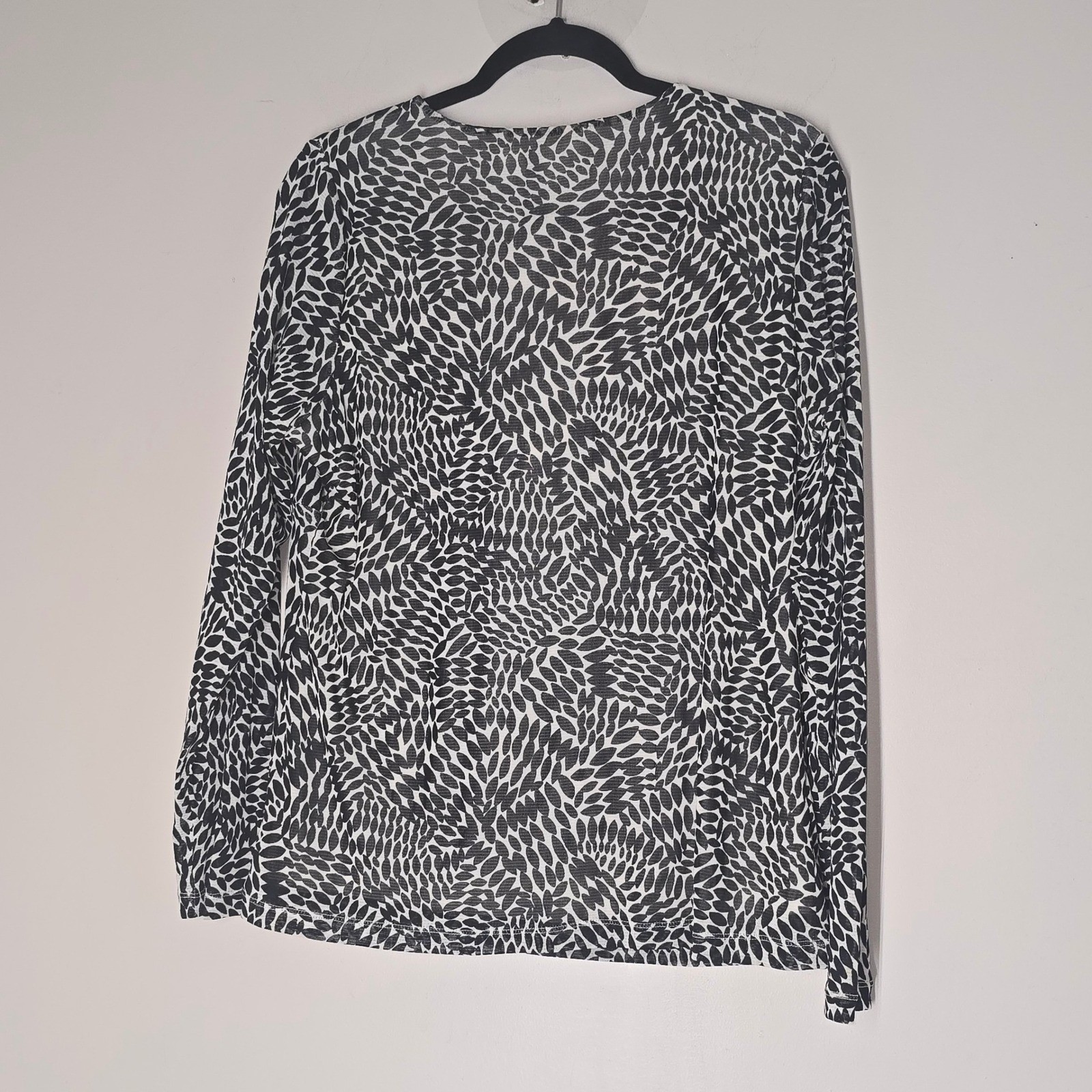 Emma James Womens XL Mesh Overlay Top Lace Trim Empire Waist Boho