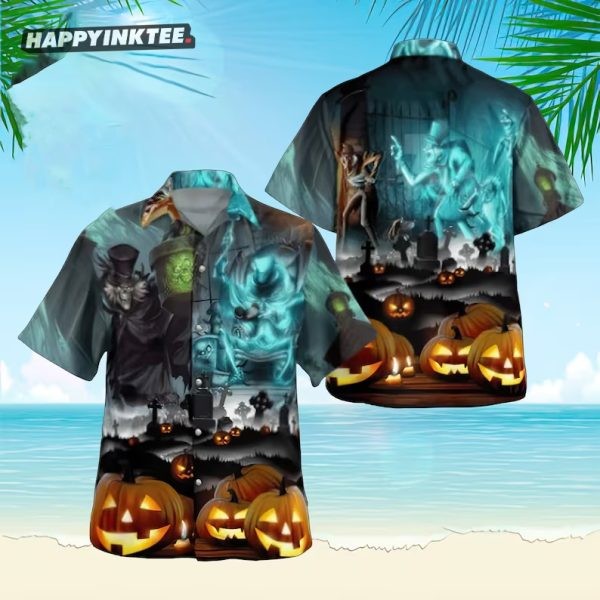Haunted Mansion Halloween Hawaiian Shirt