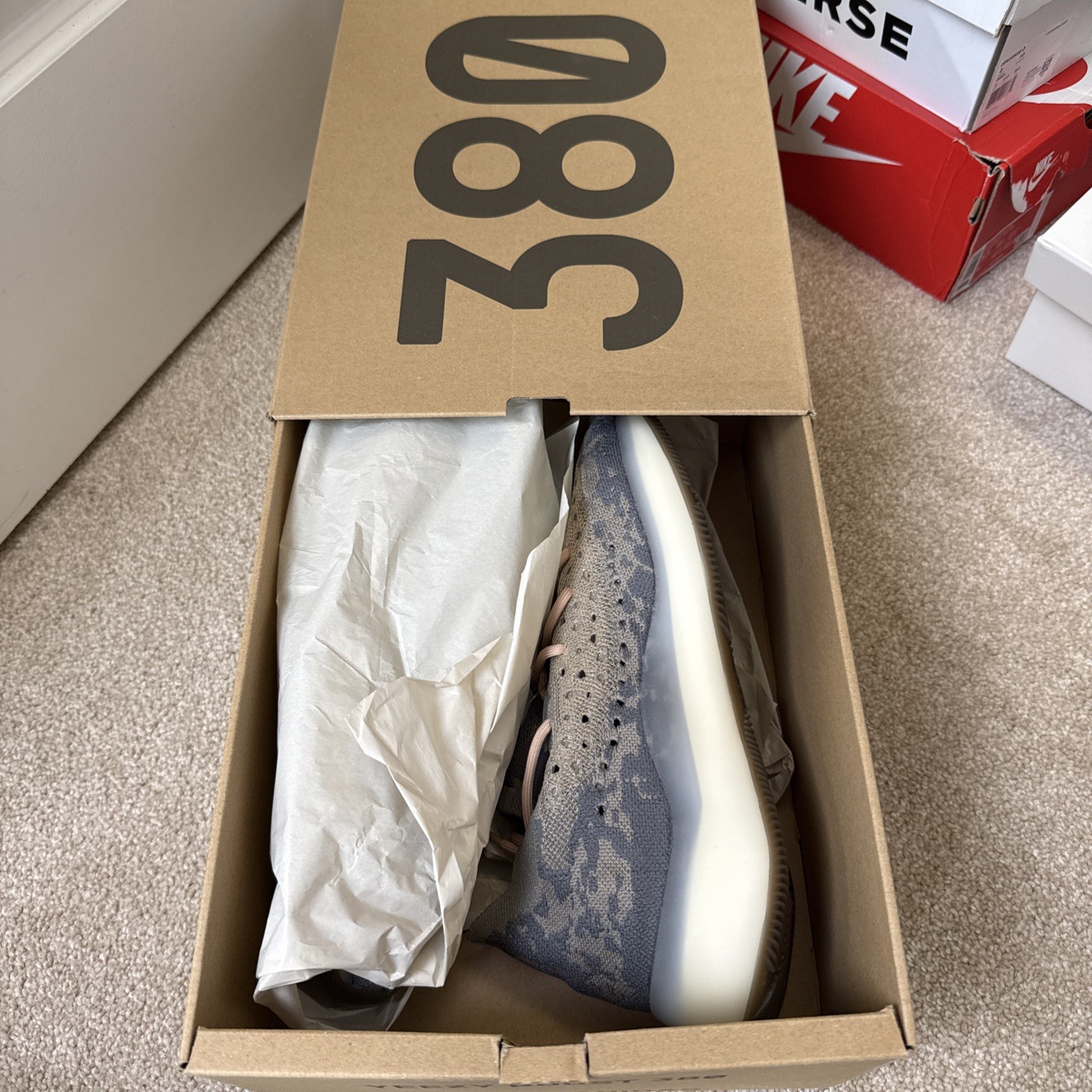 Adidas Yeezy Boost 380 Mist Non-Reflective SIZE 11 DS FX9764
