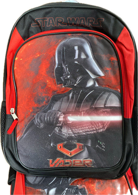 Star Wars Darth Vader 16″ Backpack Large School Bag New