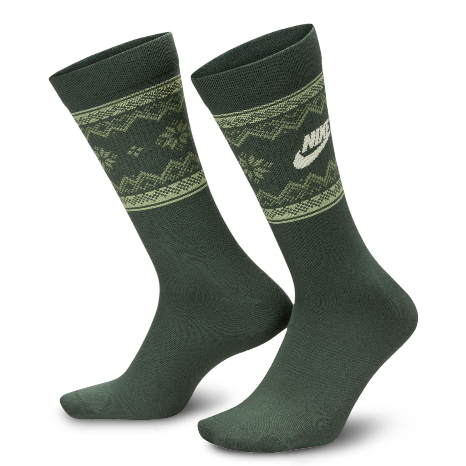 NIKE Everyday Essentials Fair Isle Crew Socks FZ3071 $16