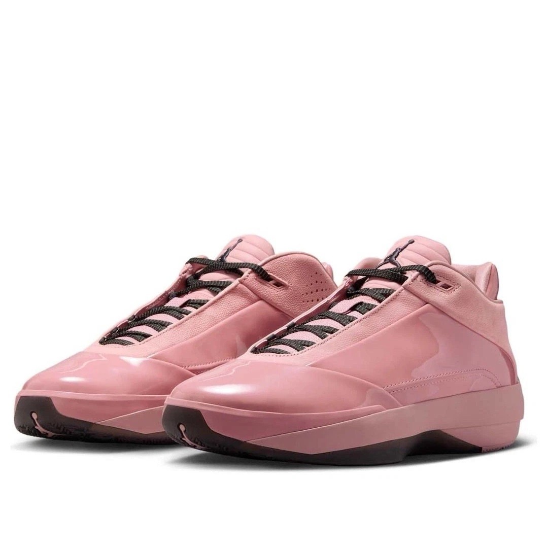 Nike Jordan HM9931-600 All Pink Glossy Patent Leather Retro